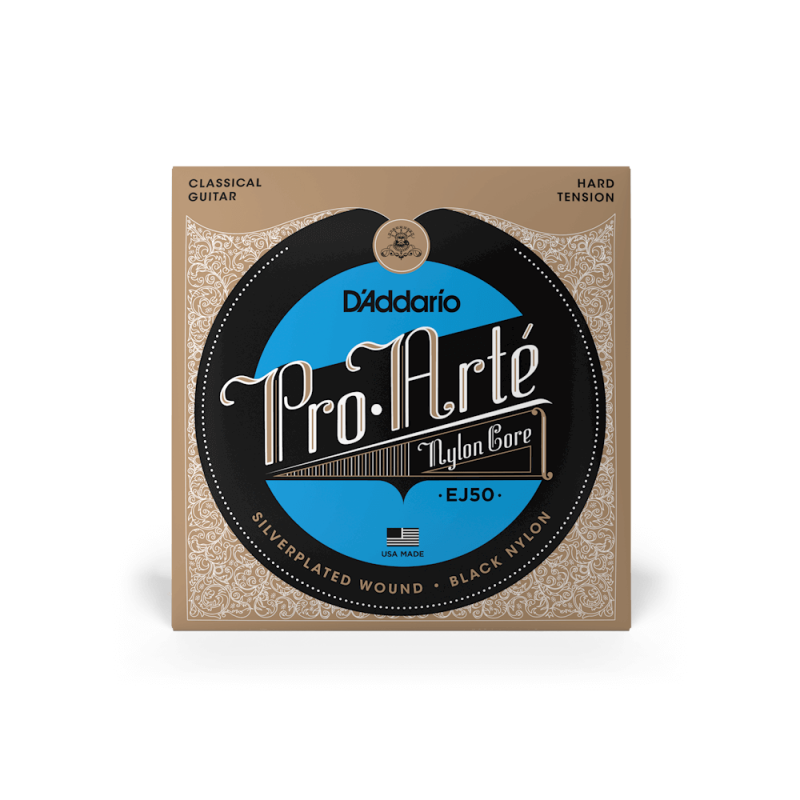 Набор струн D'ADDARIO EJ50 PRO ARTE BLACK NYLON HARD TENSION